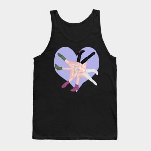 Eras Tour Glitter Boots heart lavender haze Tank Top